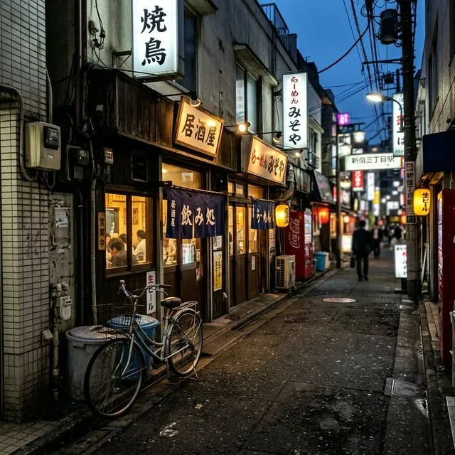 新宿三丁目の裏路地に佇む大人のレストラン