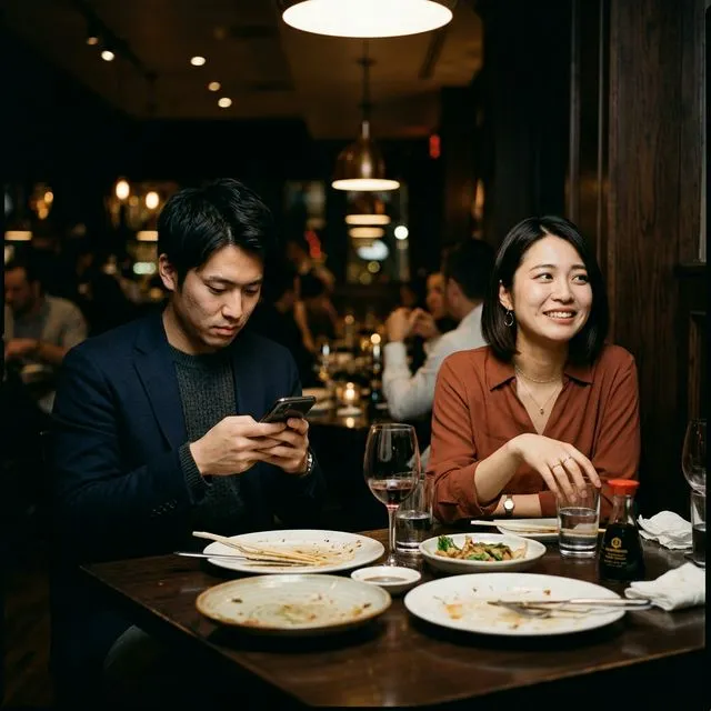 デートのお店選びで失敗した二人